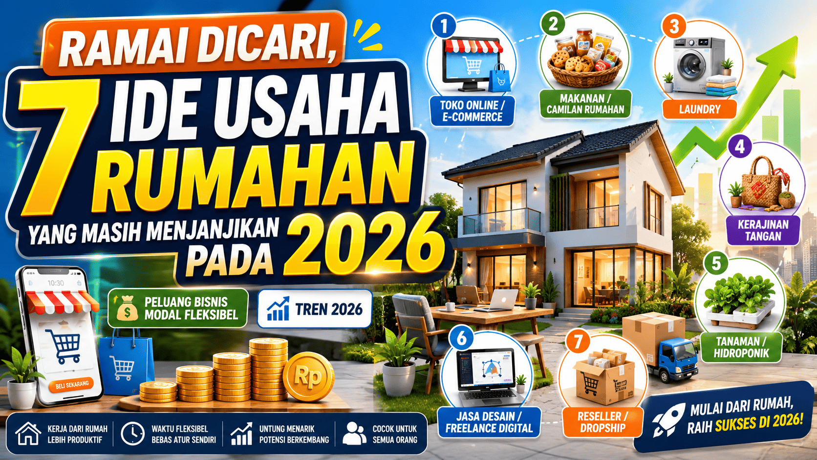 Ramai Dicari, 7 Ide Usaha Rumahan yang Masih Menjanjikan pada 2026